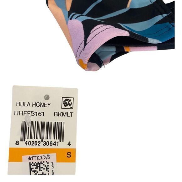 Hula Honey Flourishing Floral Twisted Bikini Top - Picture 10 of 11